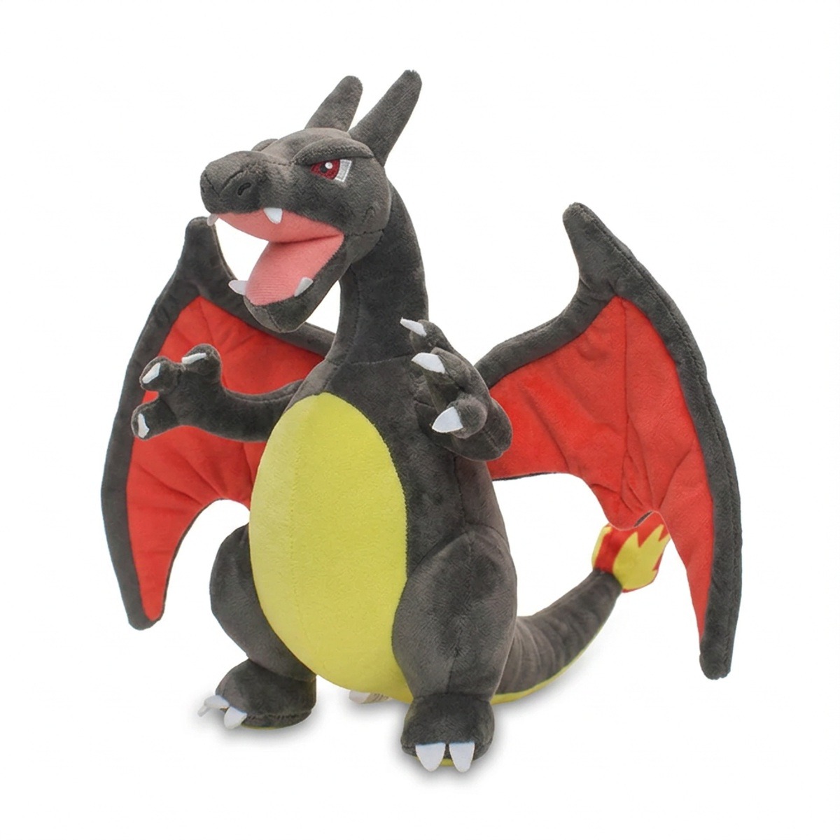 Peluche Charizard Shiny vista di tre quarti