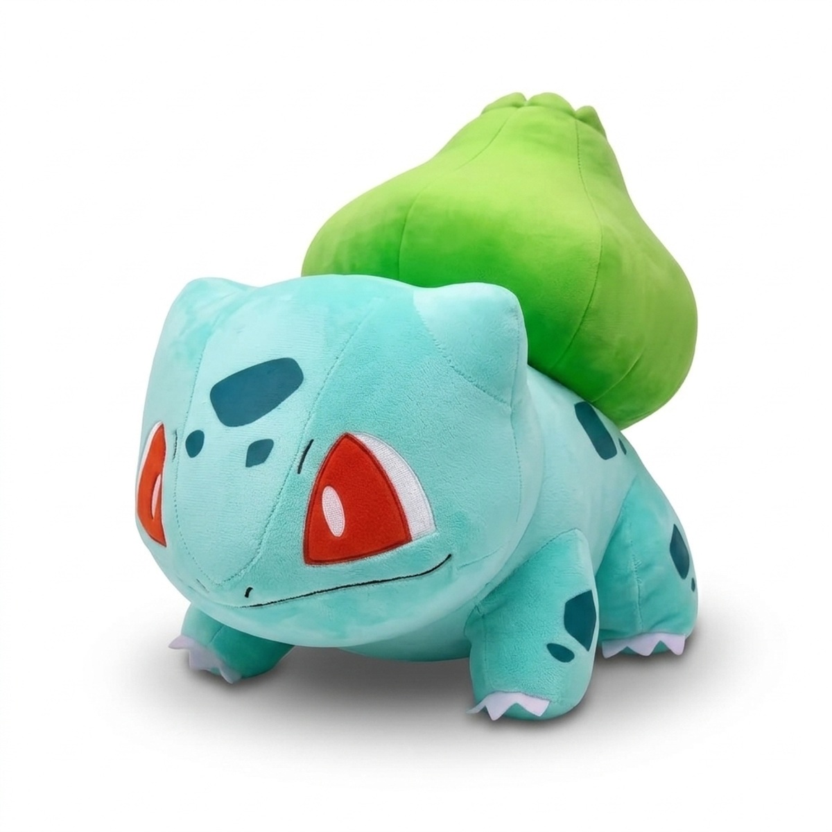 Peluche Bulbasaur vista di tre quarti