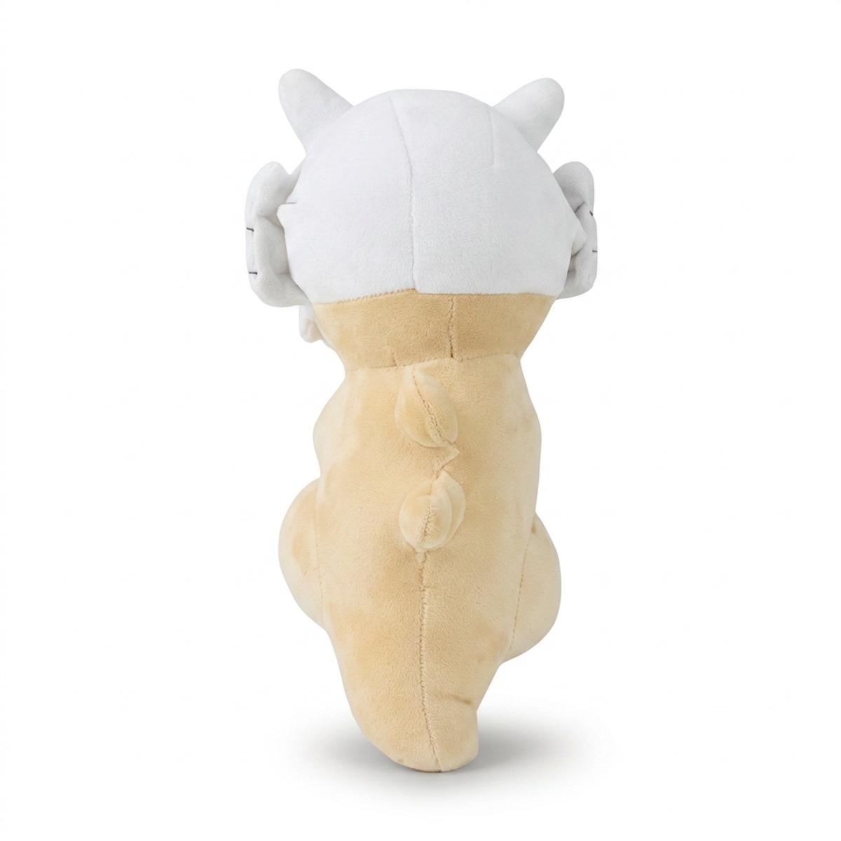 Peluche Cubone che dorme vista di schiena