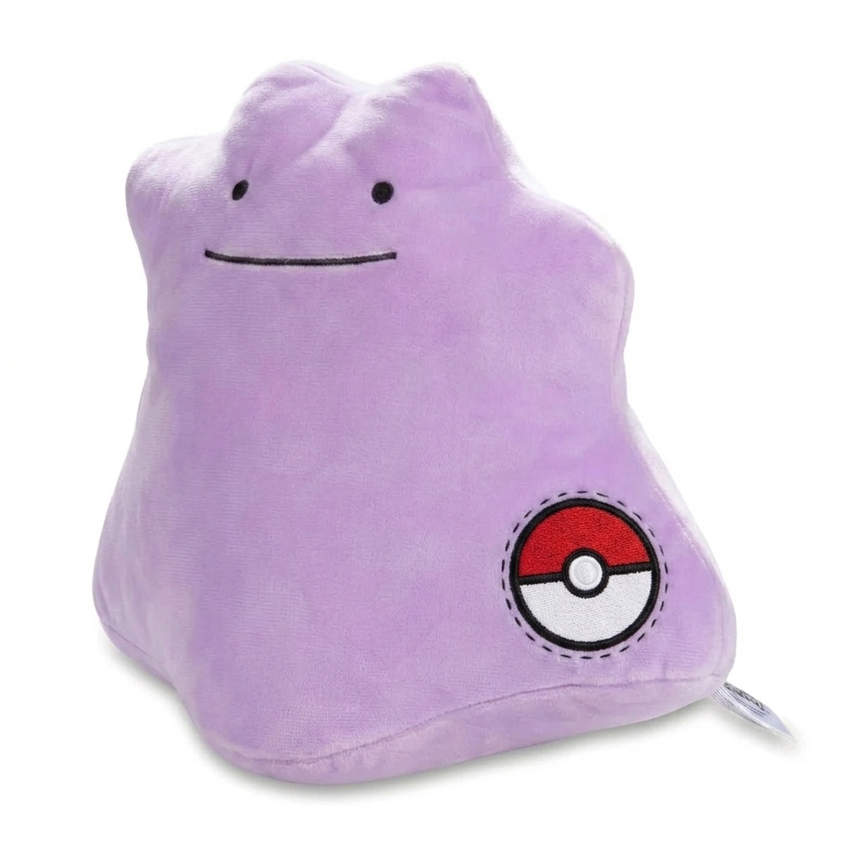 Peluche Ditto con distintivo che prova l'autenticità del prodotto.