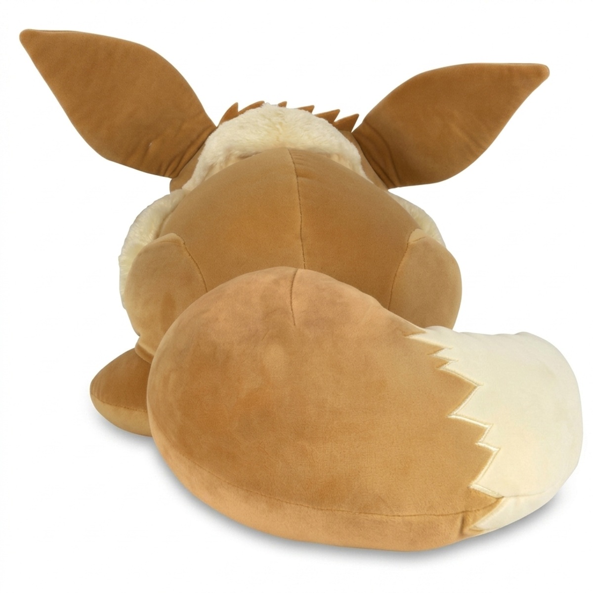 Peluche Eevee che dorme vista posteriore