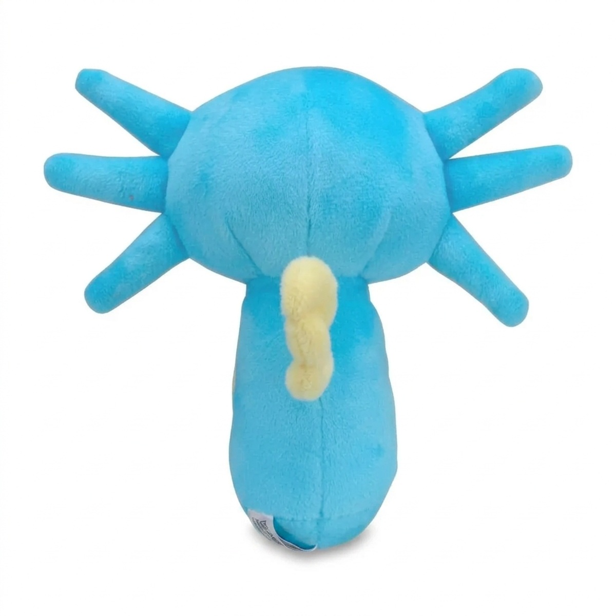 Peluche Horsea vista di spalle
