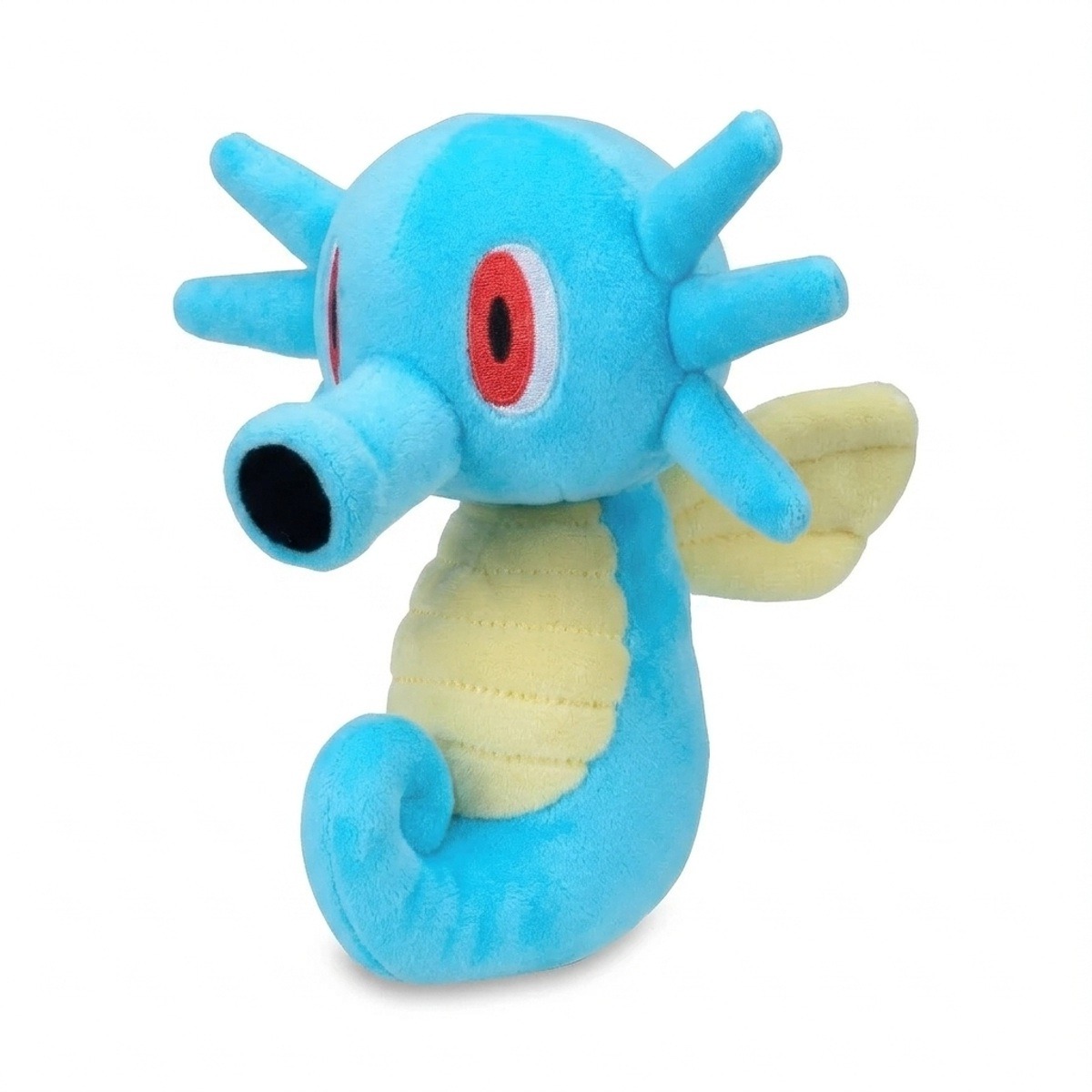 Peluche Horsea vista di tre quarti
