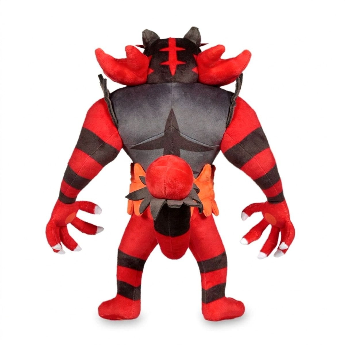 Peluche Incineroar vista di schiena