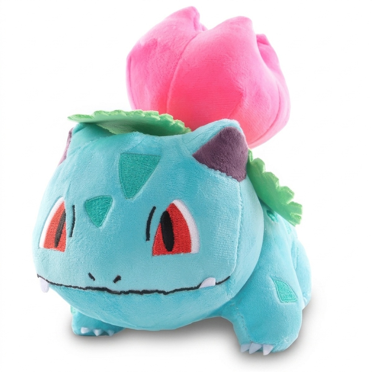 Peluche Ivysaur vista di tre quarti