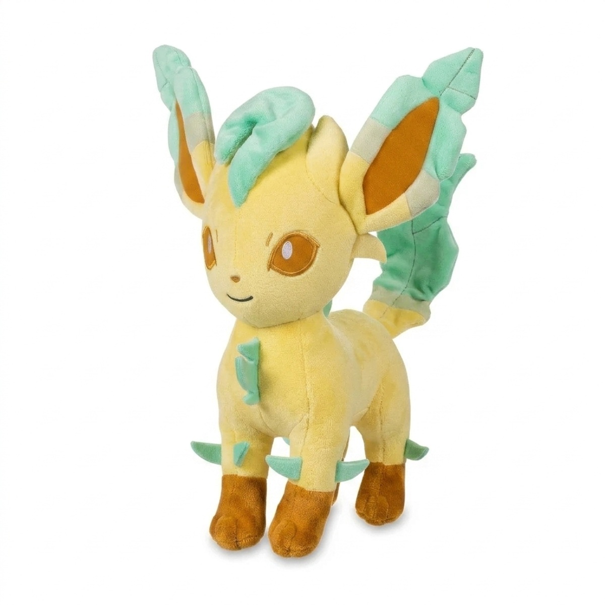 Peluche Leafeon vista da tre quarti