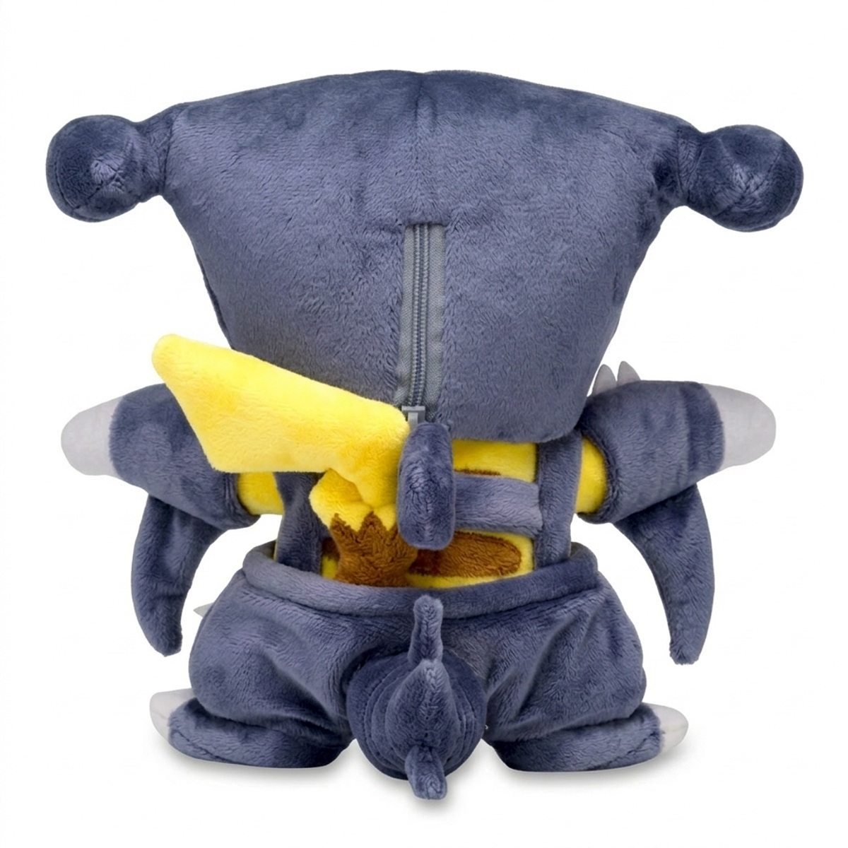 Peluche Pikachu Garchomp vista di retro