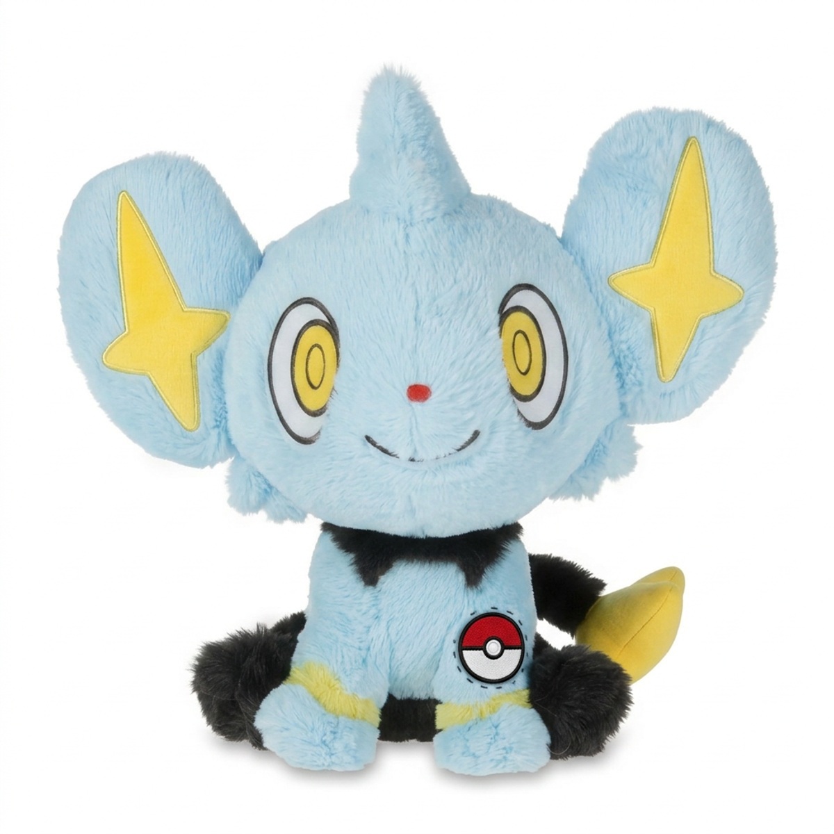 Peluche Shinx con distintivo che prova l'autenticità del prodotto.