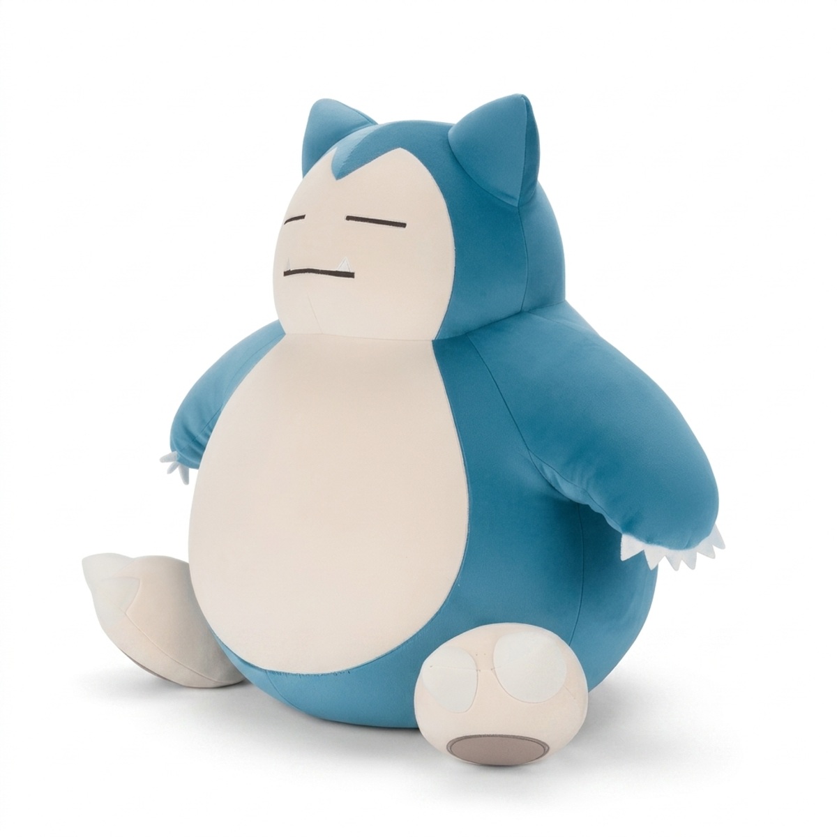 Peluche Snorlax vista di tre quarti