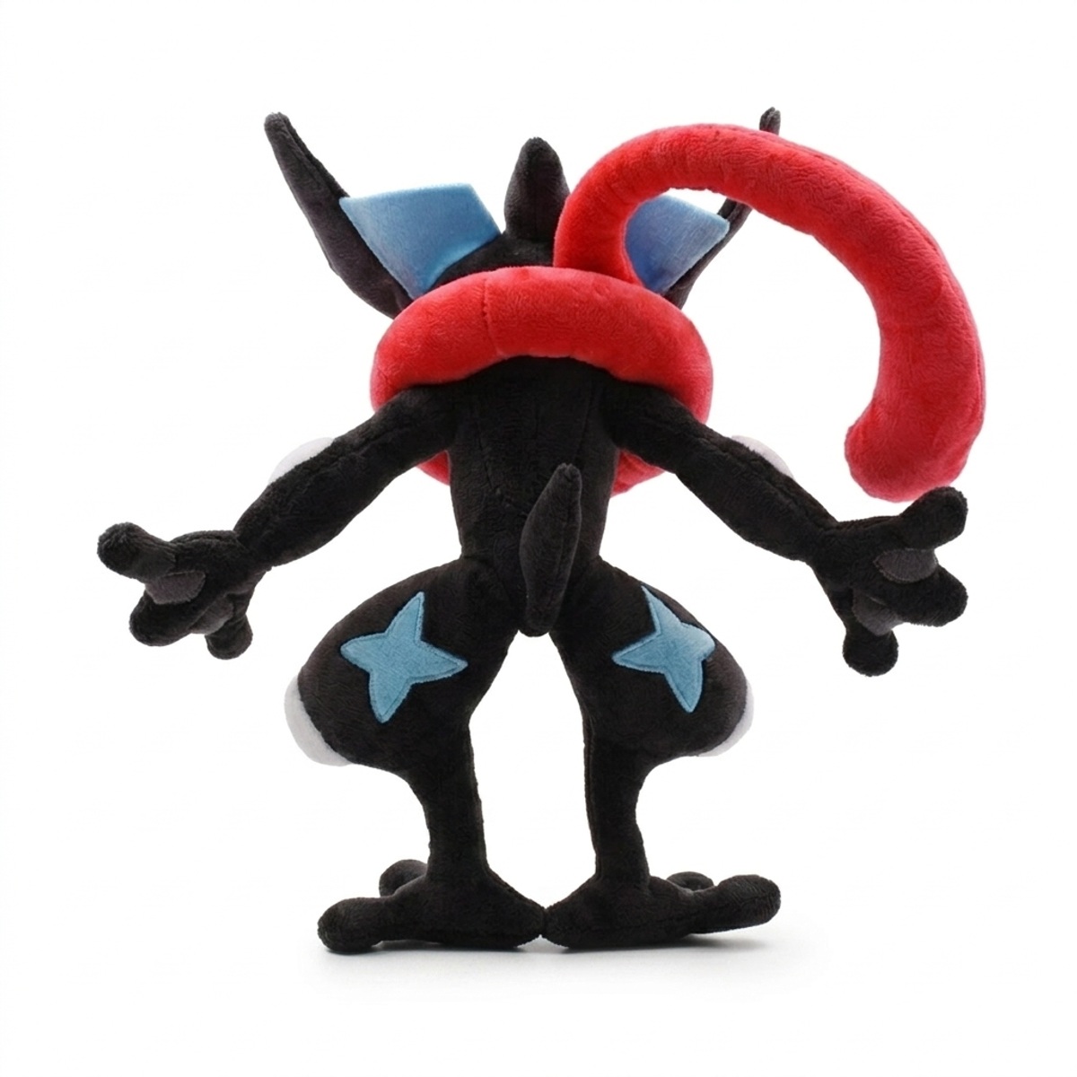 Peluche Greninja Shiny vista di dorso