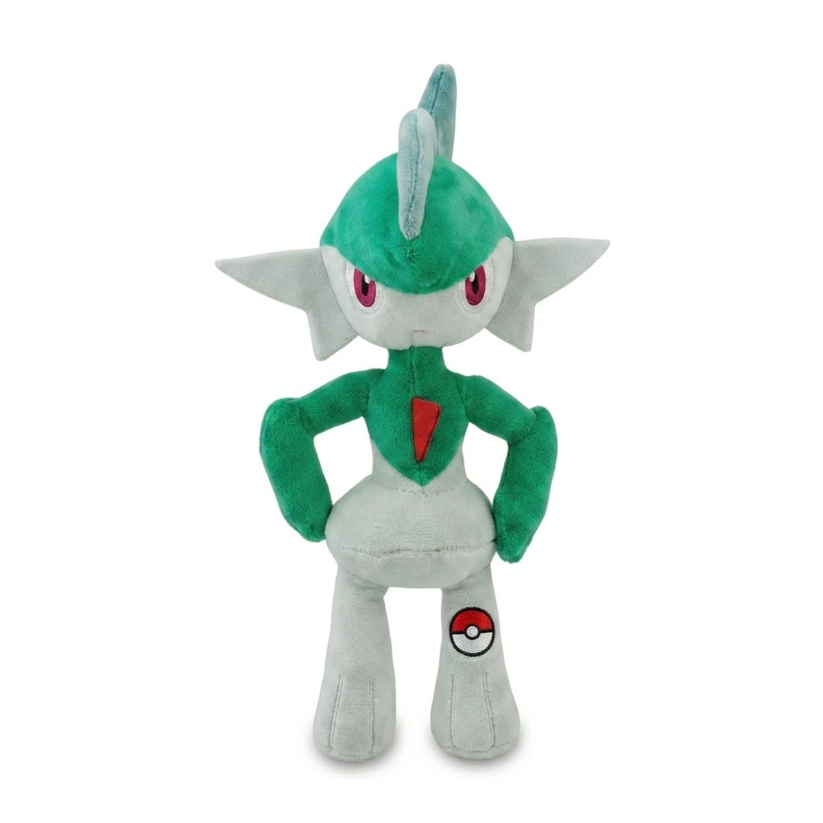 Peluche Gallade con distintivo che prova l'autenticità del prodotto.