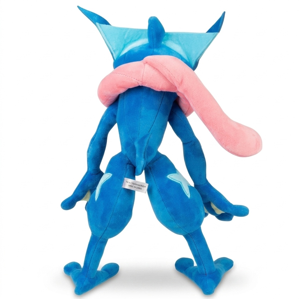 Peluche Greninja vista di dorso
