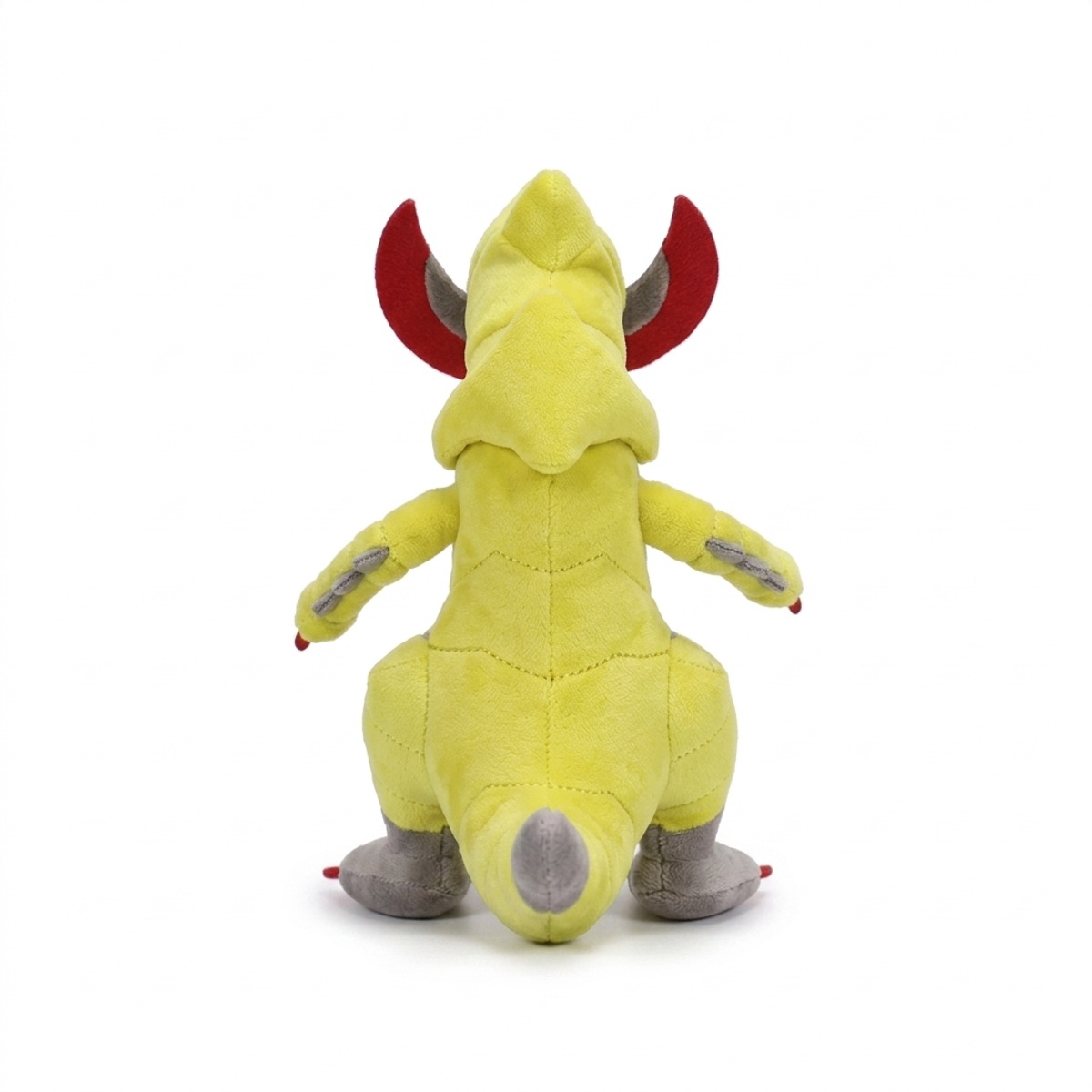 Peluche Haxorus vista di spalle