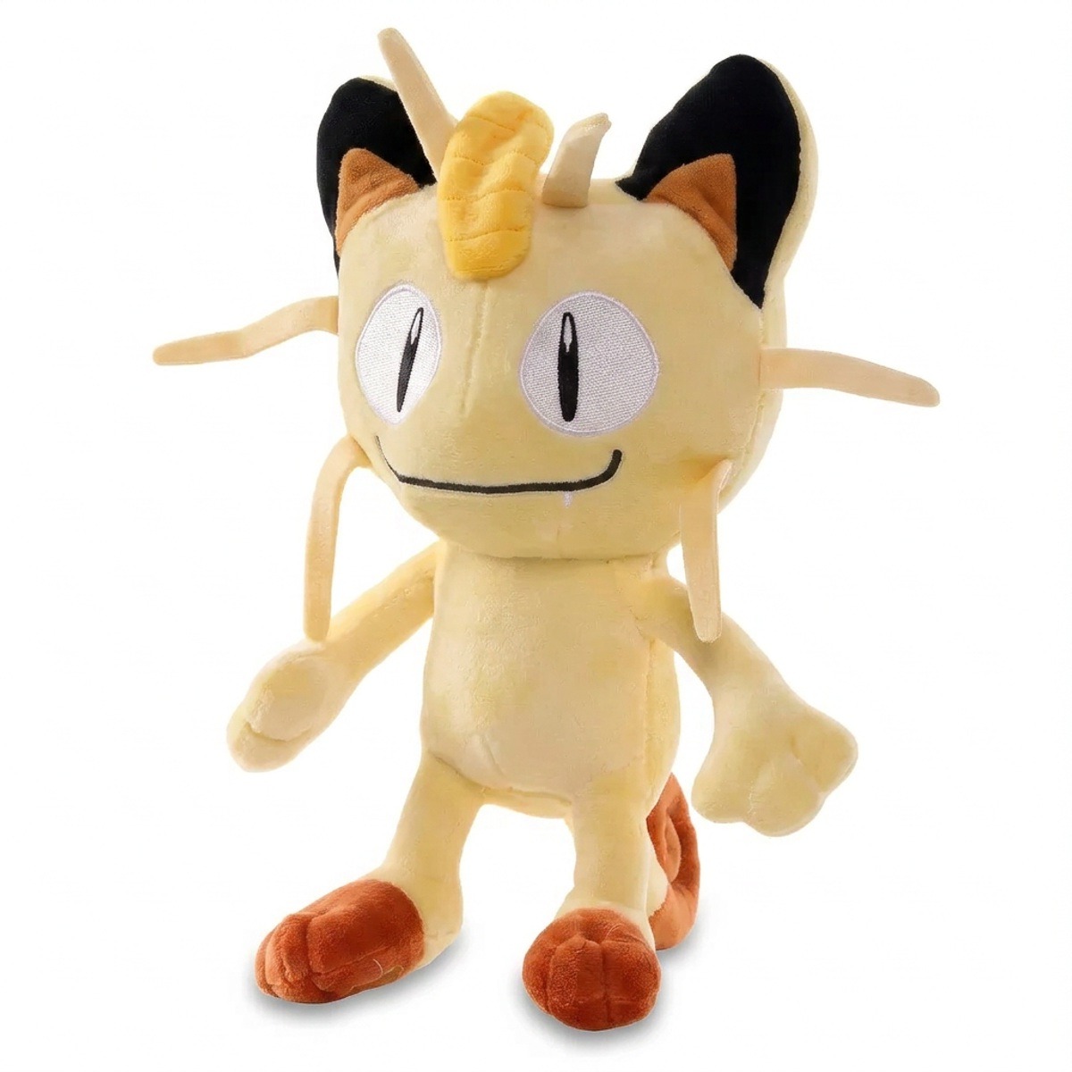 Peluche Meowth vista di 3/4