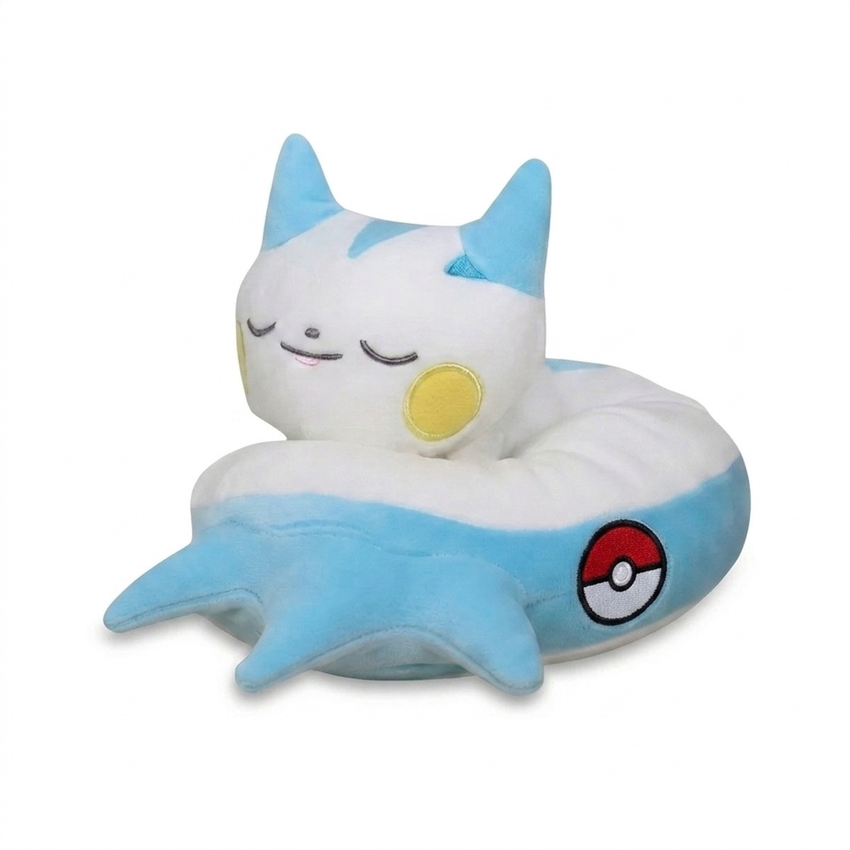 Peluche Pachirisu con distintivo che prova l'autenticità del prodotto.