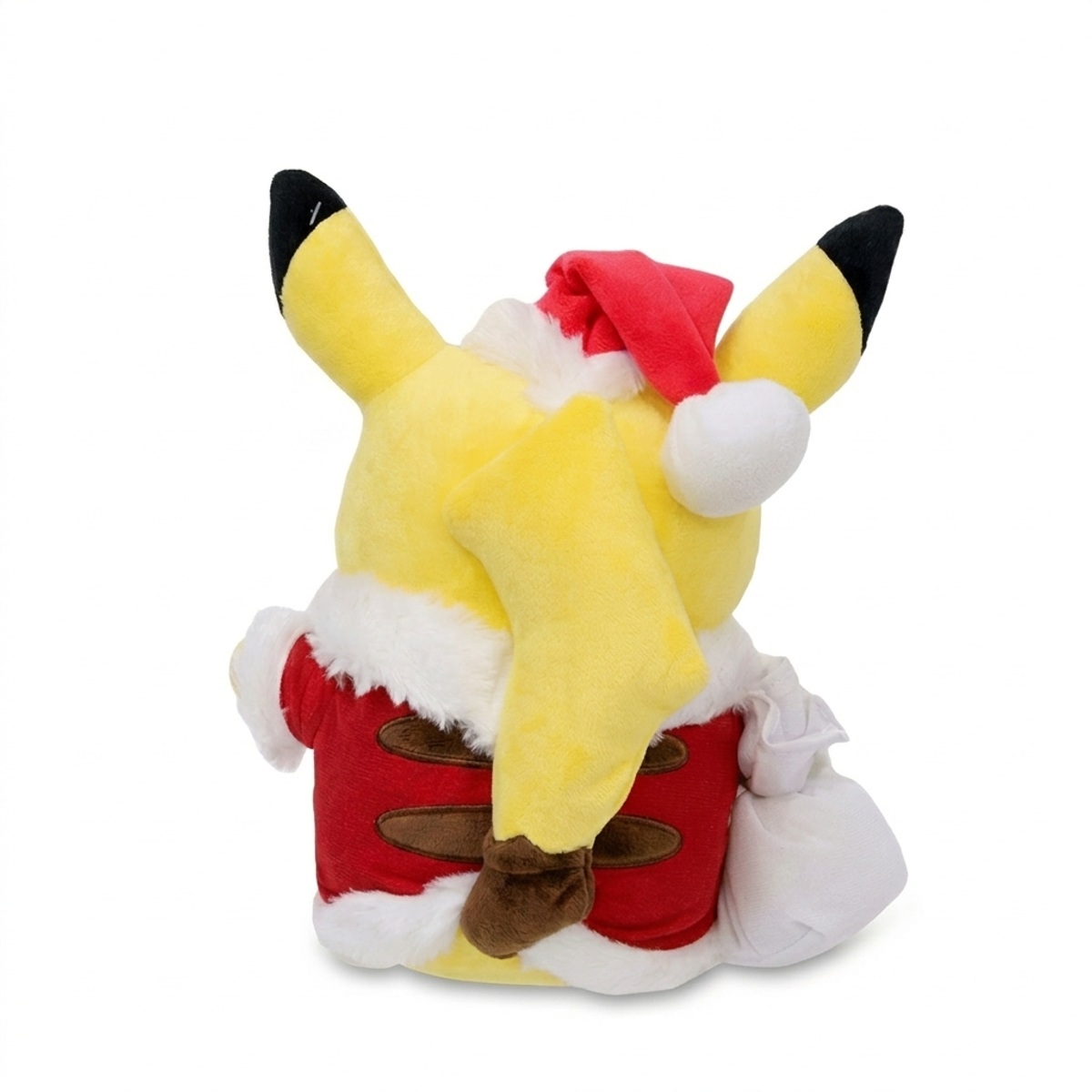 Peluche Pikachu Natale vista posteriore