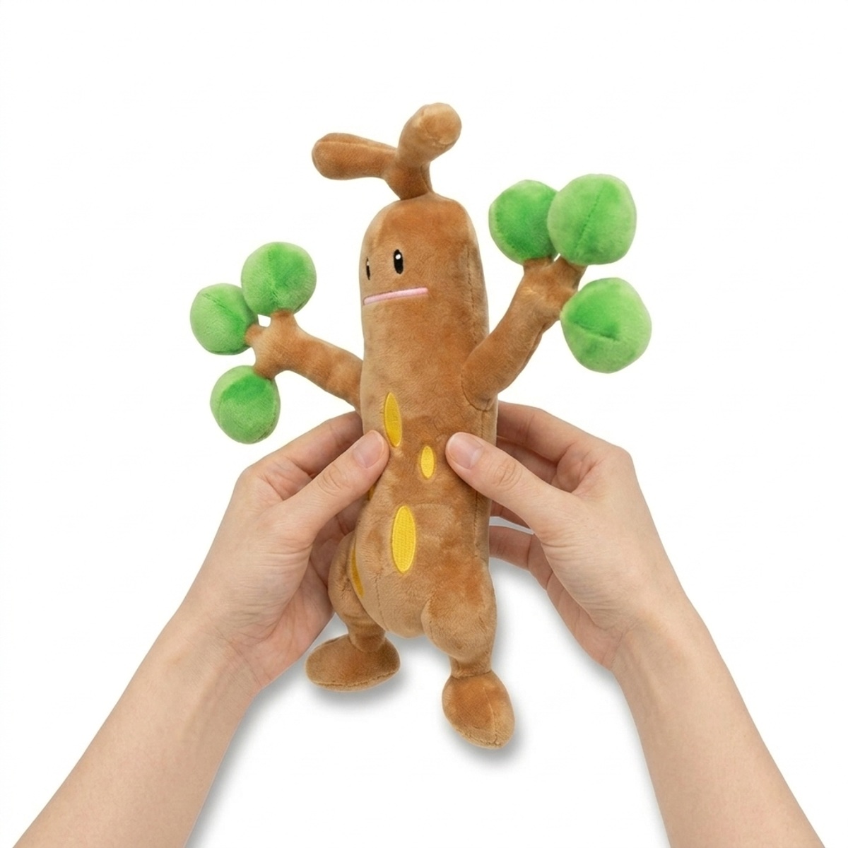 Peluche Sudowoodo tenuta nelle mani