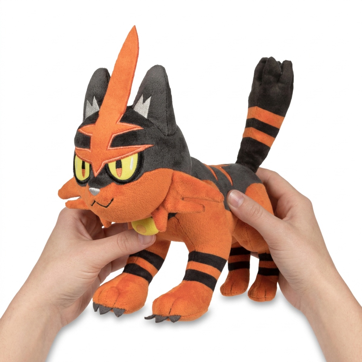 Peluche Torracat tenuta in mano