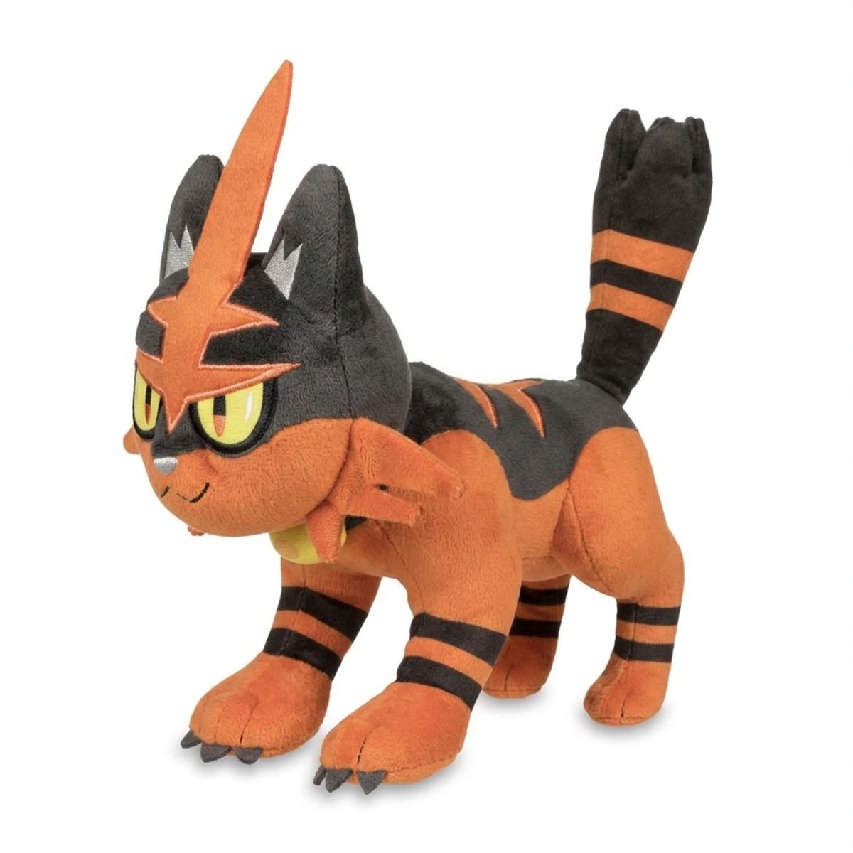 Peluche Torracat vista di tre quarti