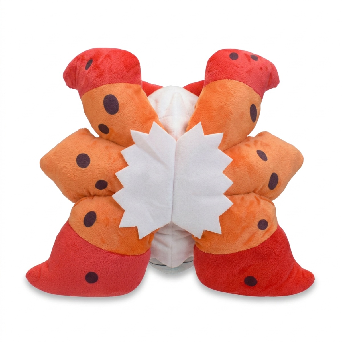 Peluche Volcarona vista da dietro