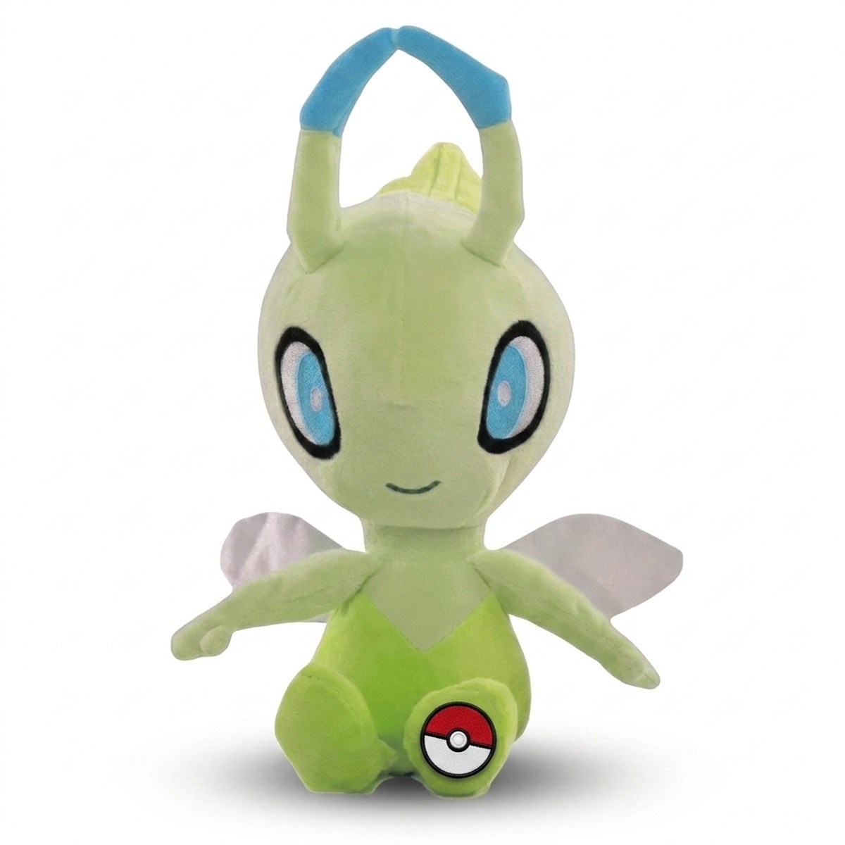 Peluche Celebi con distintivo che prova l'autenticità del prodotto.