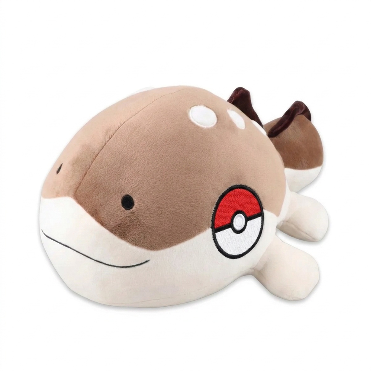 Peluche Clodsire con distintivo che prova l'autenticità del prodotto.
