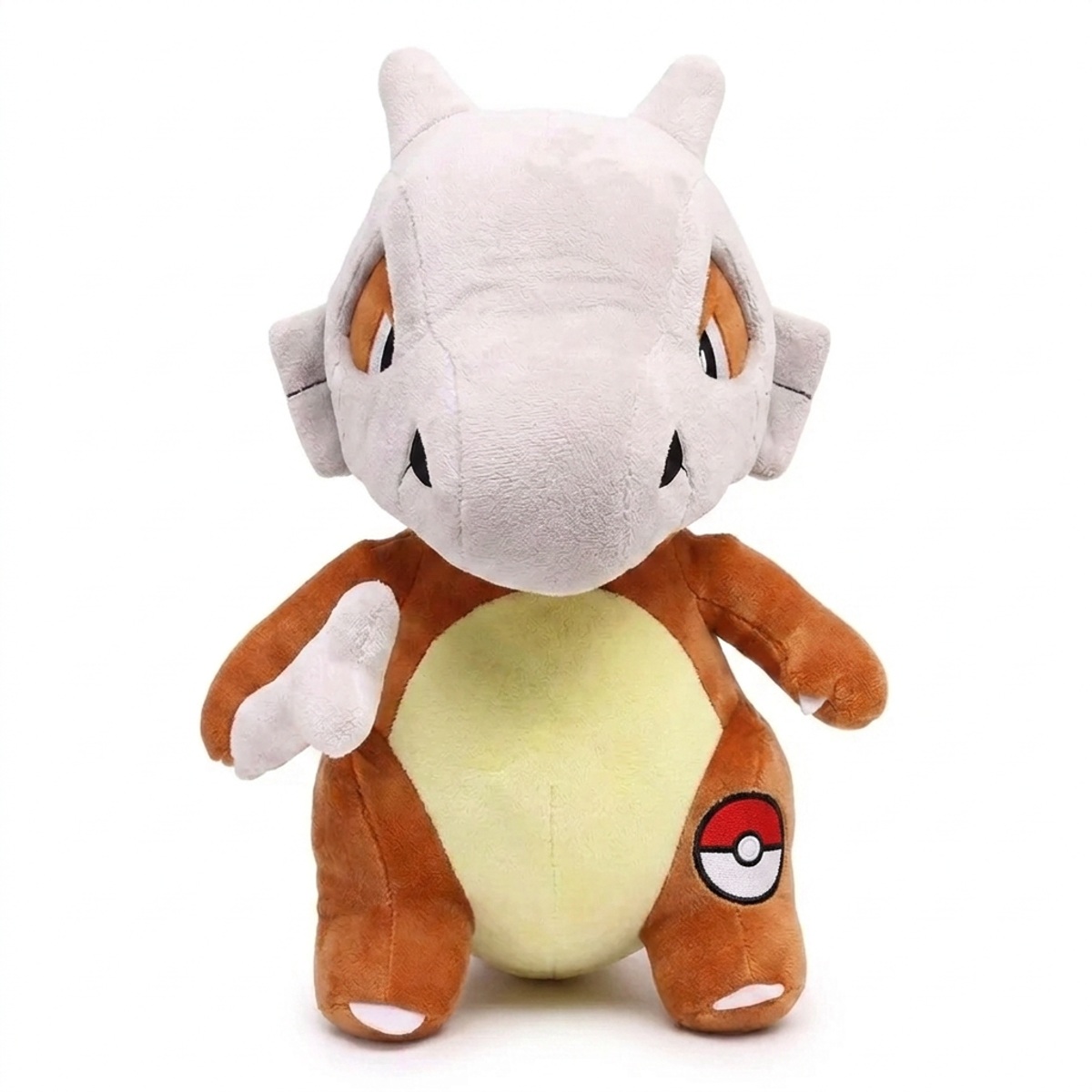 Peluche Cubone con distintivo che prova l'autenticità del prodotto.