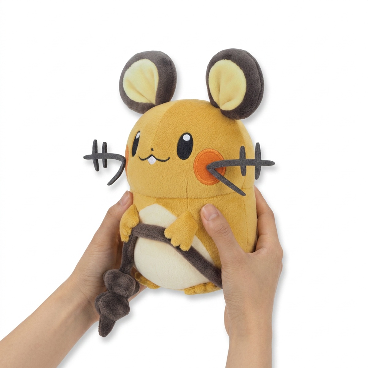Peluche Dedenne tenuta nelle mani