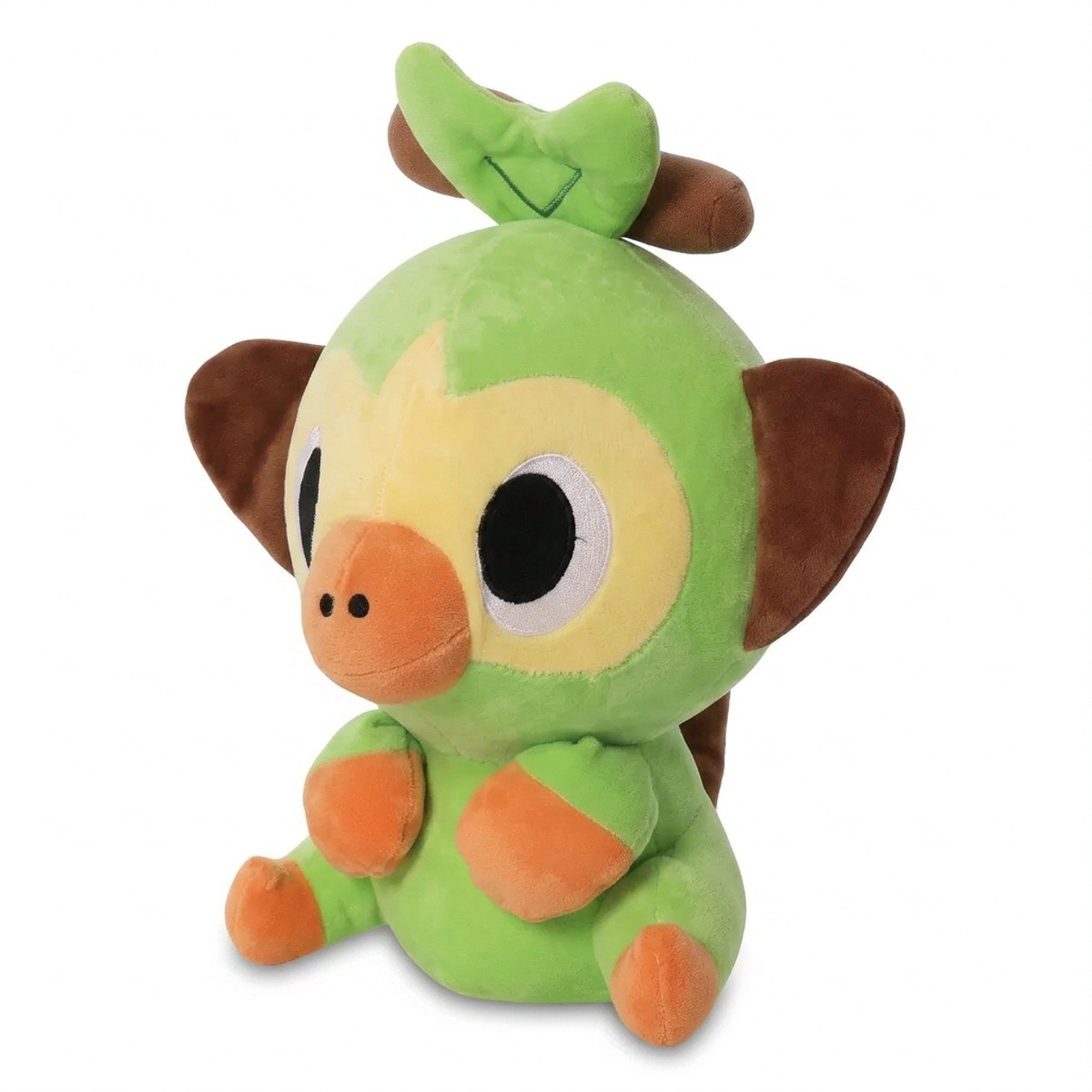 Peluche Grookey vista di tre quarti