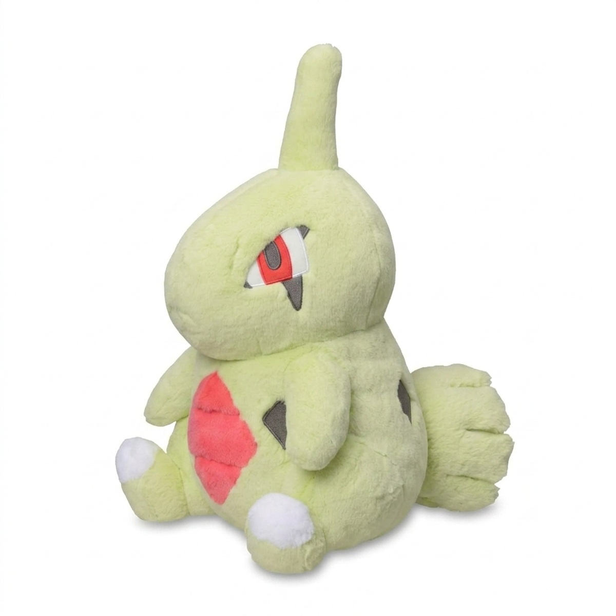 Peluche Larvitar vista a tre quarti