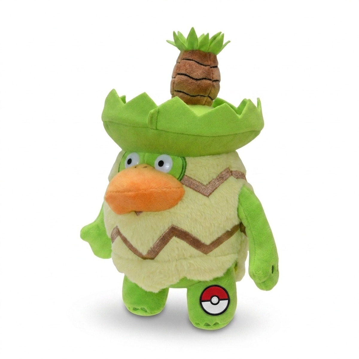 Peluche Ludicolo con distintivo che prova l'autenticità del prodotto.