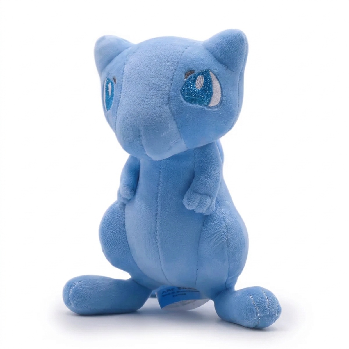 Peluche Mew Shiny vista tre quarti