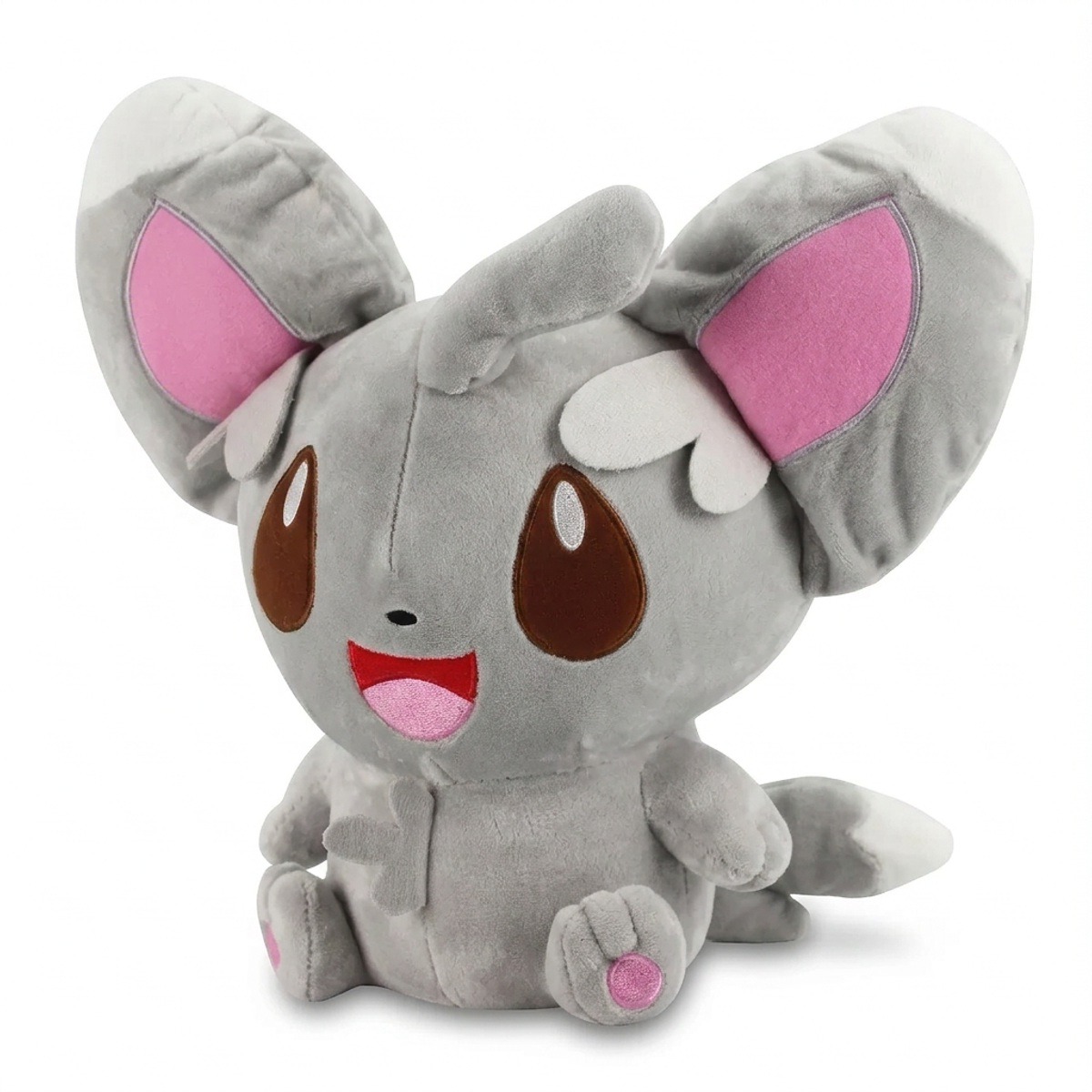 Peluche Minccino vista di tre quarti