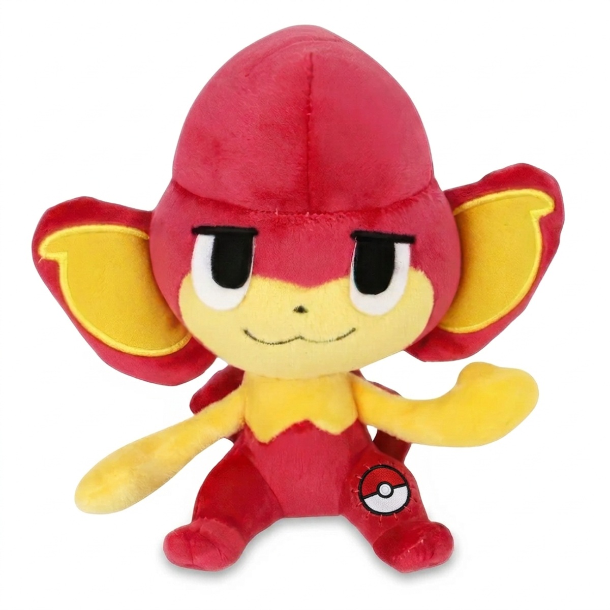 Peluche Pansear con distintivo che prova l'autenticità del prodotto.