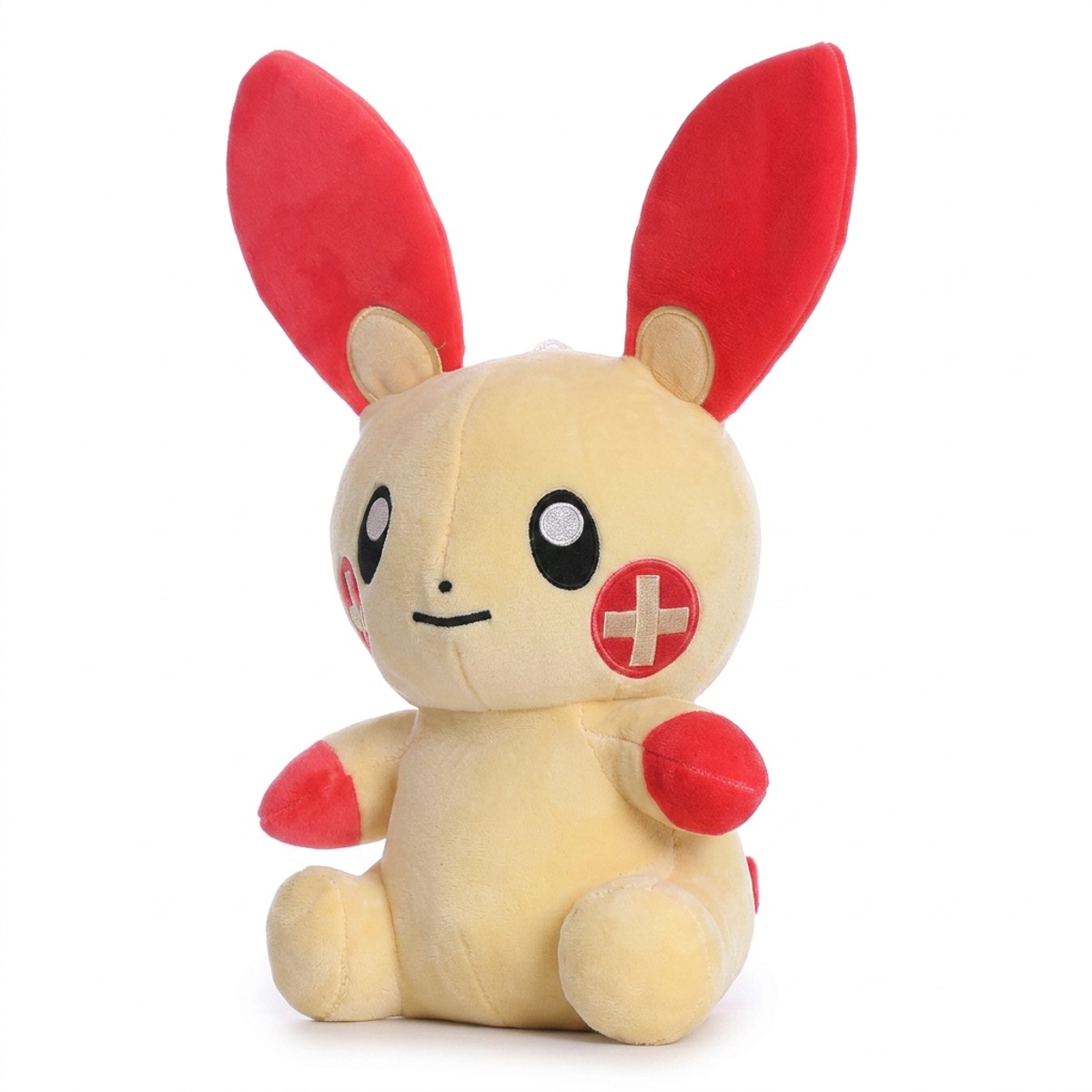 Peluche Plusle vista di tre quarti