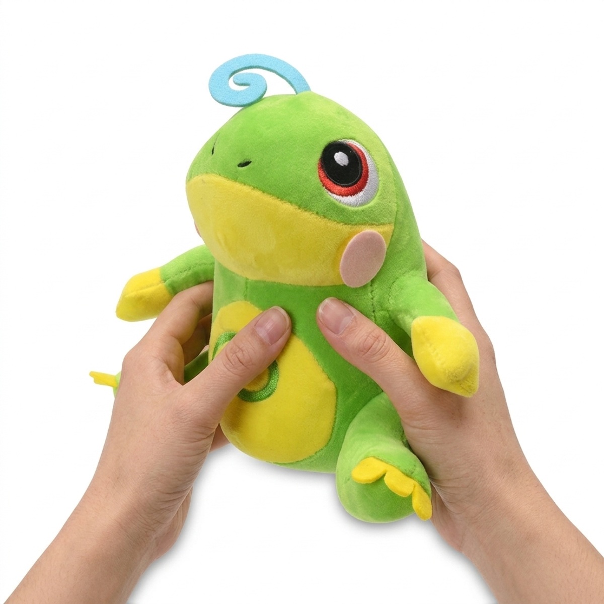 Peluche Politoed tenuta nelle mani