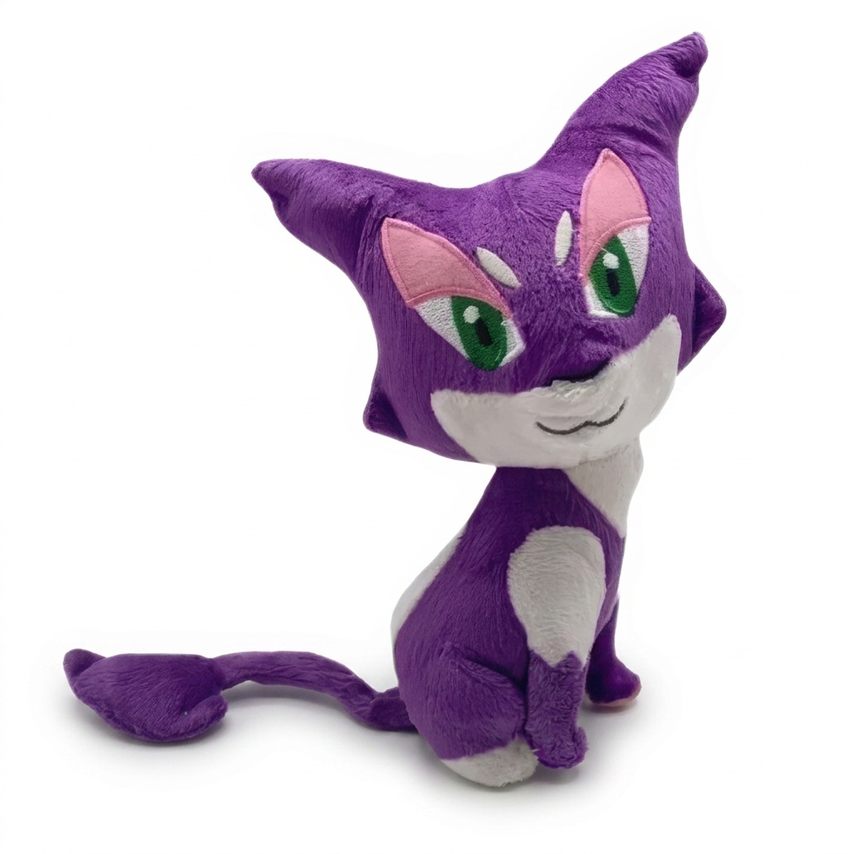 Peluche Purrloin vista di tre quarti