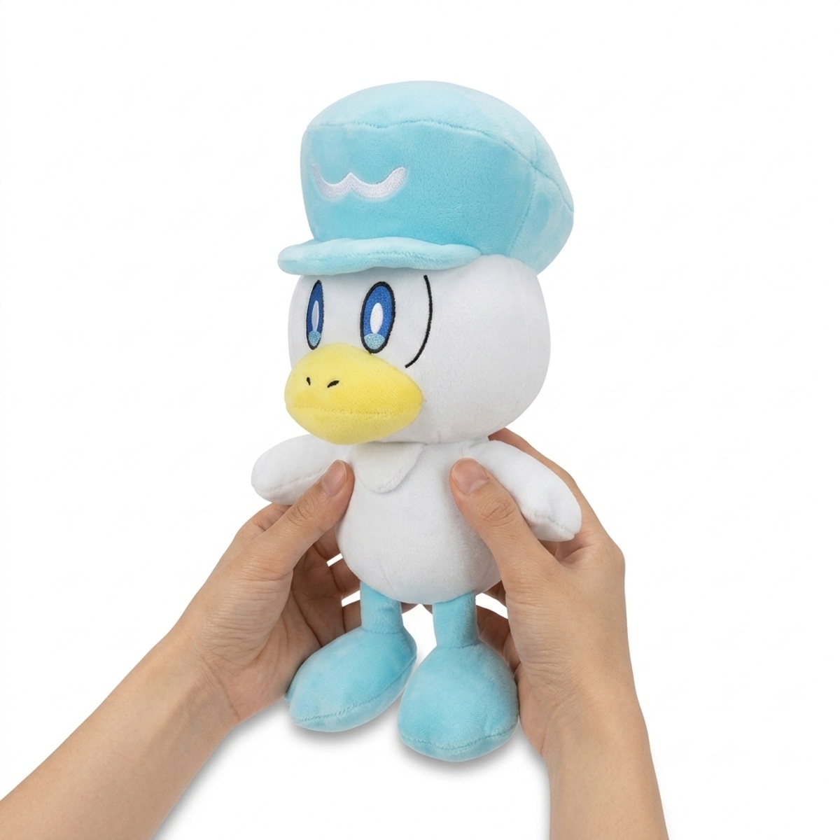 Peluche Quaxly tenuta nelle mani