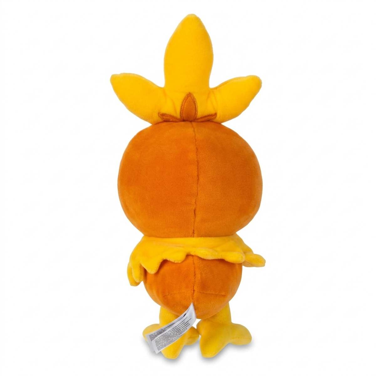 Peluche Torchic vista di spalle