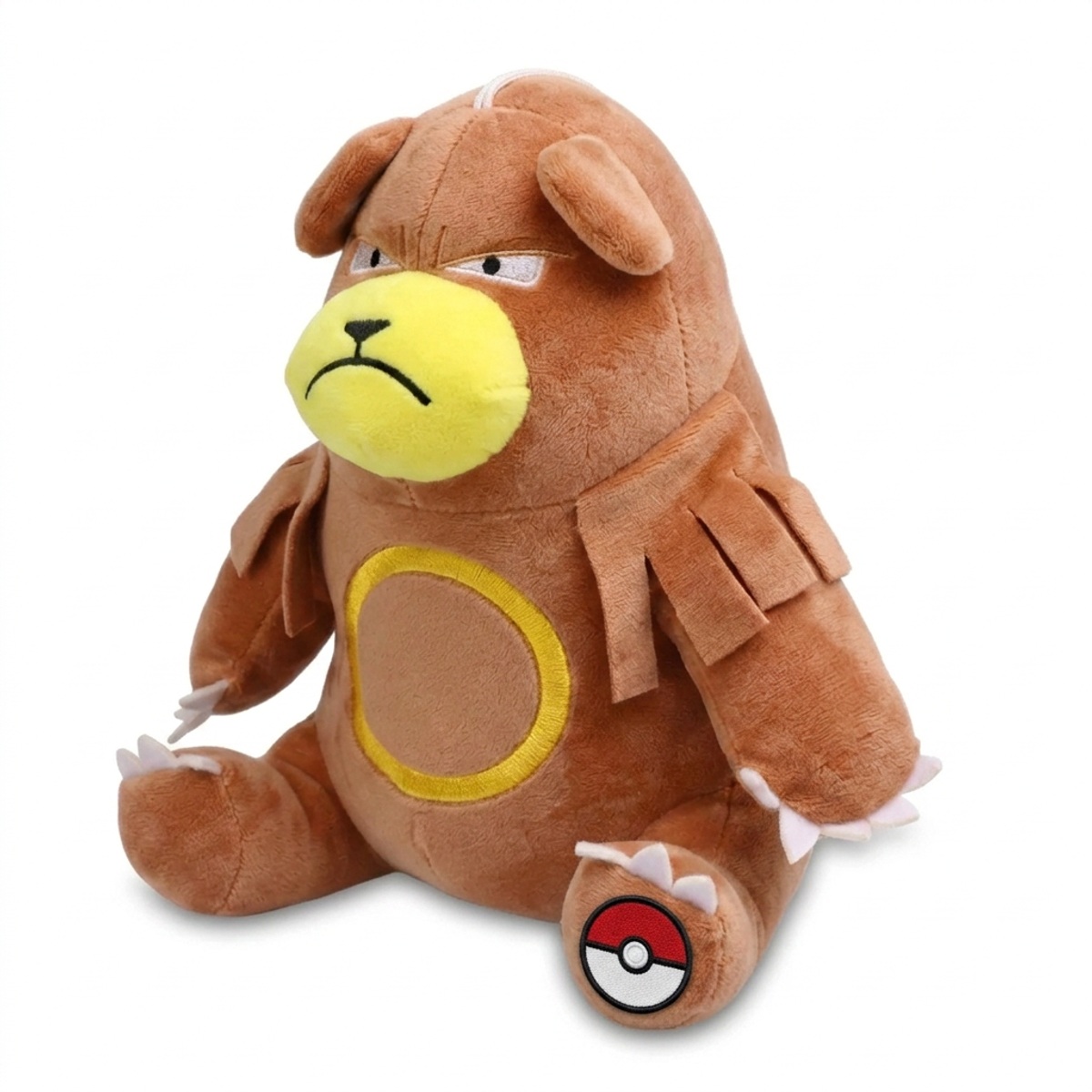 Peluche Ursaring con distintivo che prova l'autenticità del prodotto.